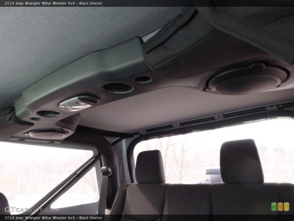 Black Interior Audio System for the 2014 Jeep Wrangler Willys Wheeler 4x4 #90304839