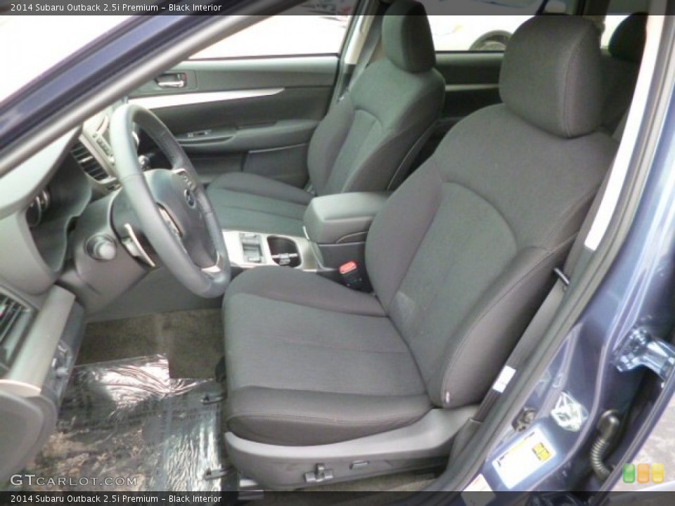 Black Interior Front Seat for the 2014 Subaru Outback 2.5i Premium #90305493