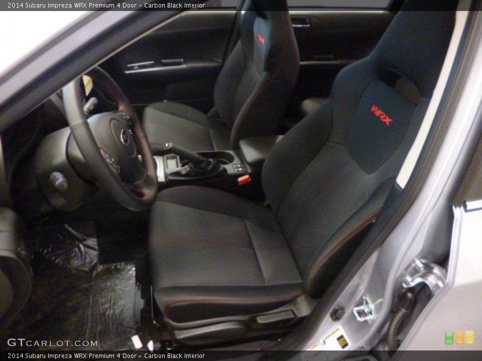 Carbon Black Interior Front Seat for the 2014 Subaru Impreza WRX Premium 4 Door #90307113