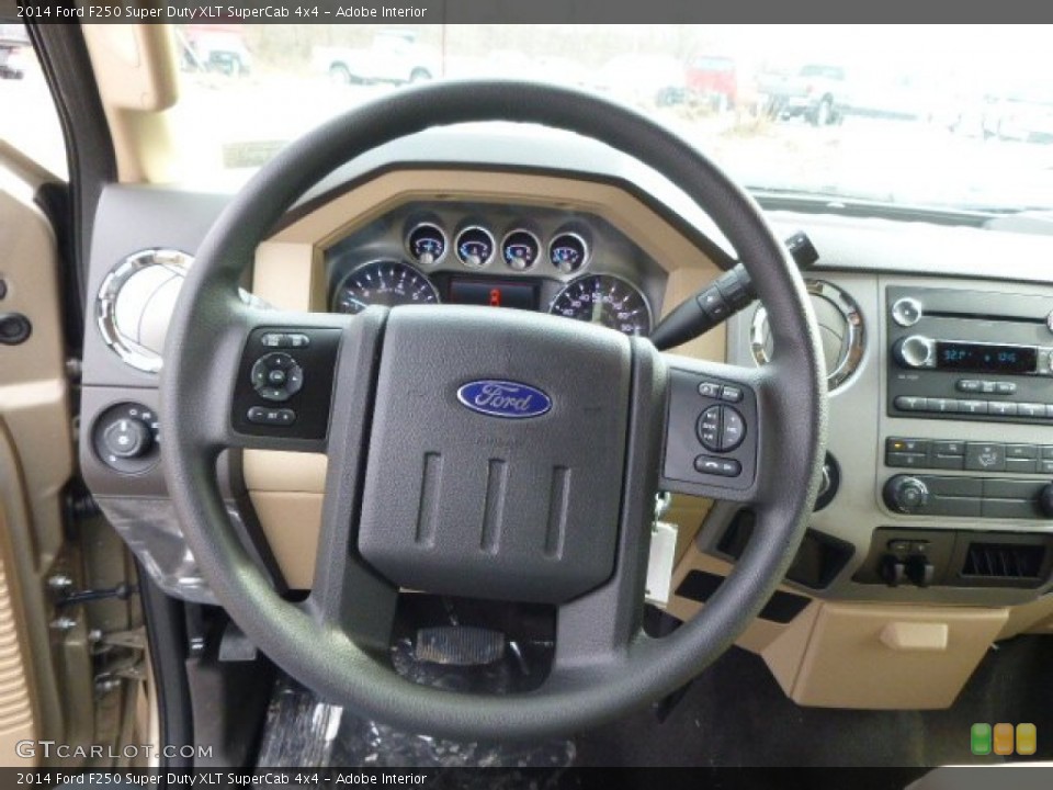 Adobe Interior Steering Wheel for the 2014 Ford F250 Super Duty XLT SuperCab 4x4 #90308946