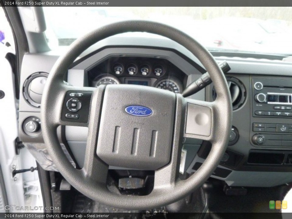 Steel Interior Steering Wheel for the 2014 Ford F250 Super Duty XL Regular Cab #90310980