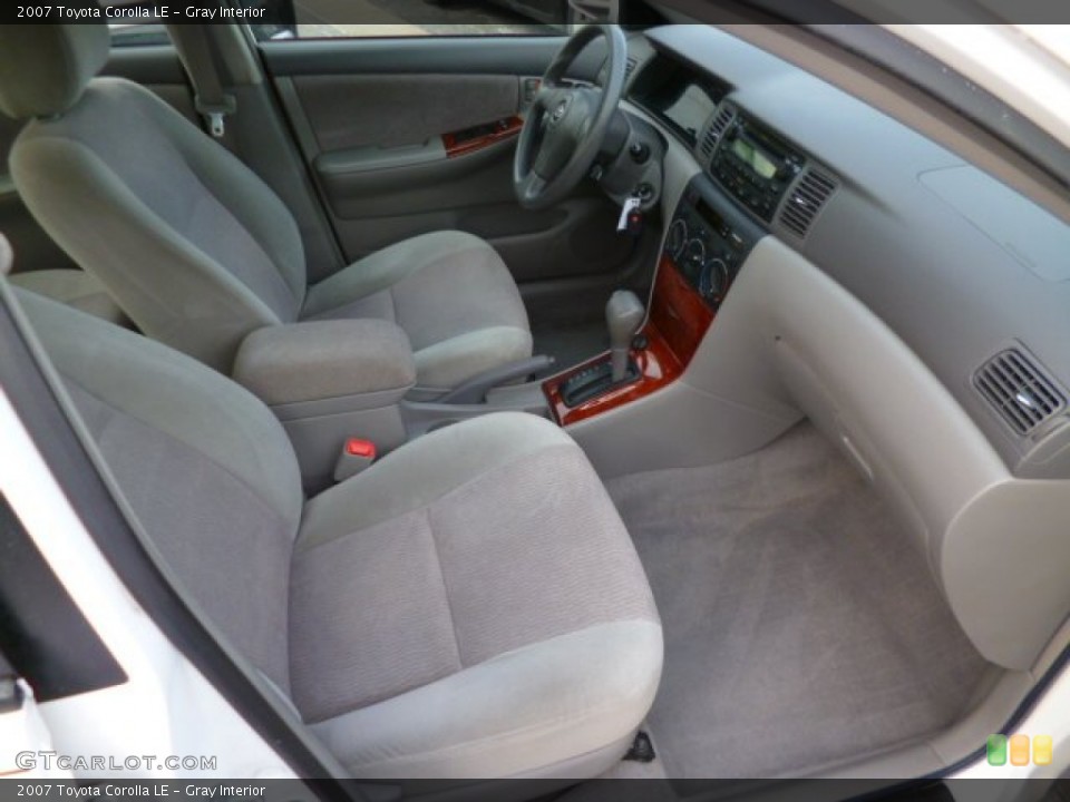 Gray Interior Front Seat for the 2007 Toyota Corolla LE #90313179