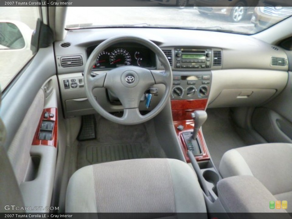 Gray Interior Prime Interior for the 2007 Toyota Corolla LE #90313257
