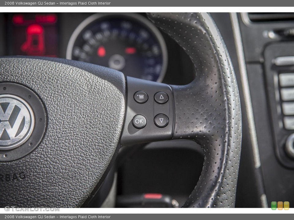 Interlagos Plaid Cloth Interior Controls for the 2008 Volkswagen GLI Sedan #90313269