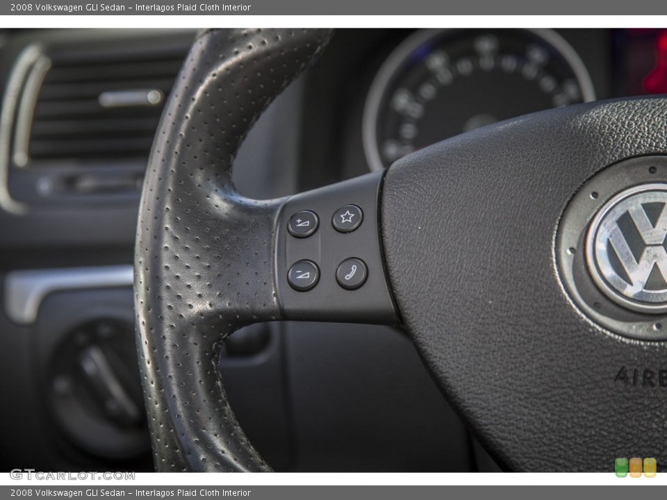 Interlagos Plaid Cloth Interior Controls for the 2008 Volkswagen GLI Sedan #90313305
