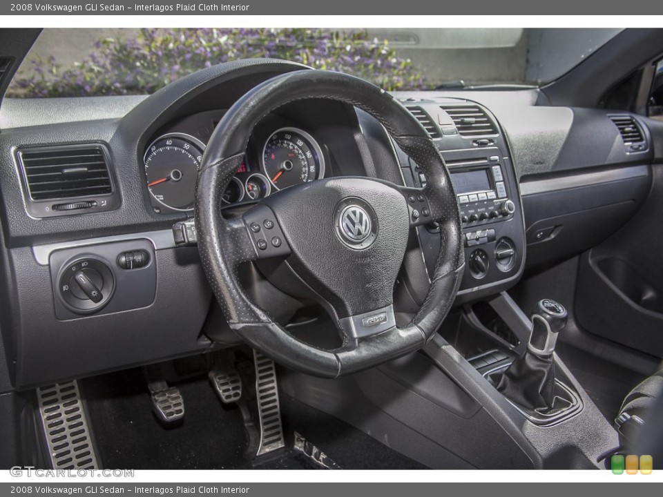 Interlagos Plaid Cloth Interior Dashboard for the 2008 Volkswagen GLI Sedan #90313350