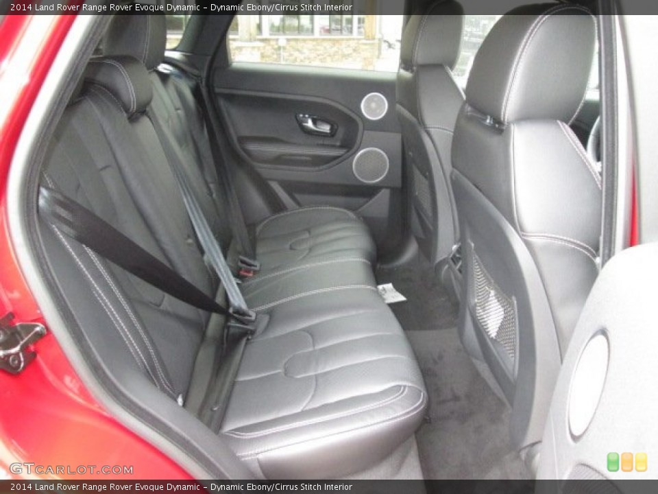 Dynamic Ebony/Cirrus Stitch Interior Rear Seat for the 2014 Land Rover Range Rover Evoque Dynamic #90316158
