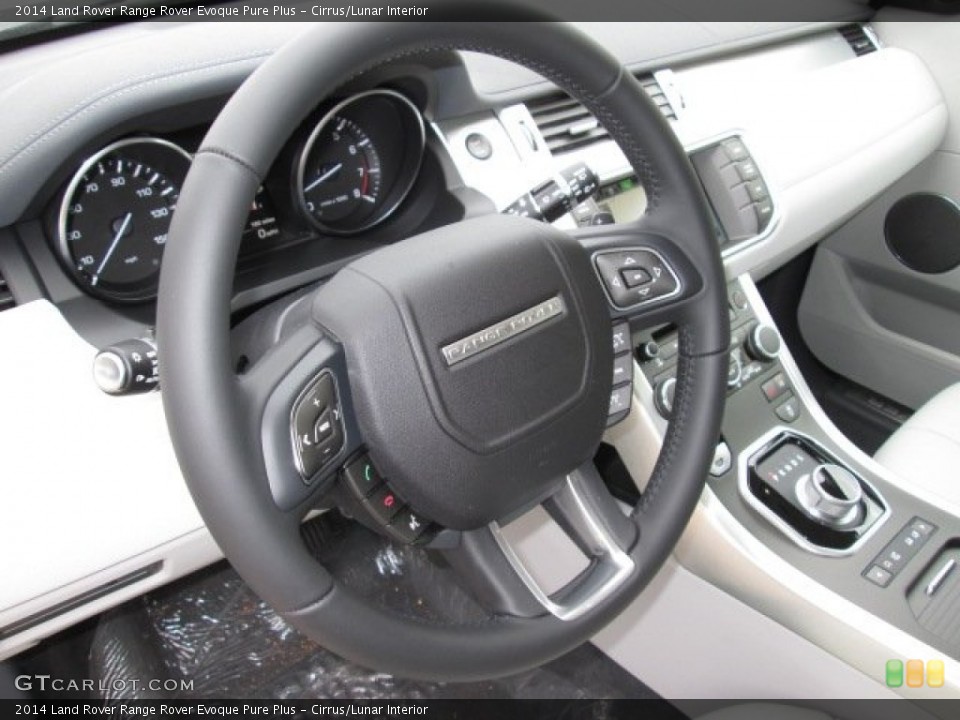 Cirrus/Lunar Interior Steering Wheel for the 2014 Land Rover Range Rover Evoque Pure Plus #90316769