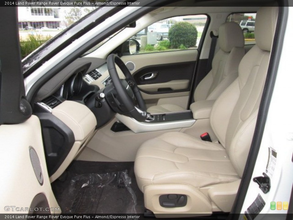Almond/Espresso Interior Front Seat for the 2014 Land Rover Range Rover Evoque Pure Plus #90317381