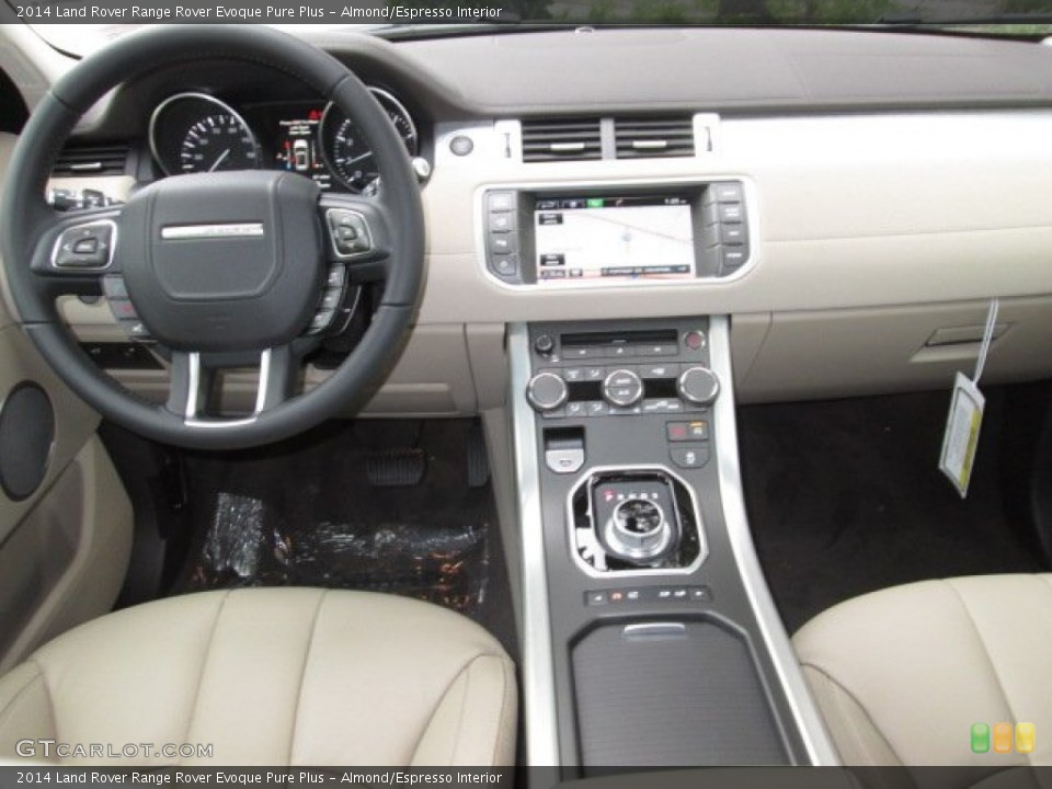 Almond/Espresso Interior Dashboard for the 2014 Land Rover Range Rover Evoque Pure Plus #90317400
