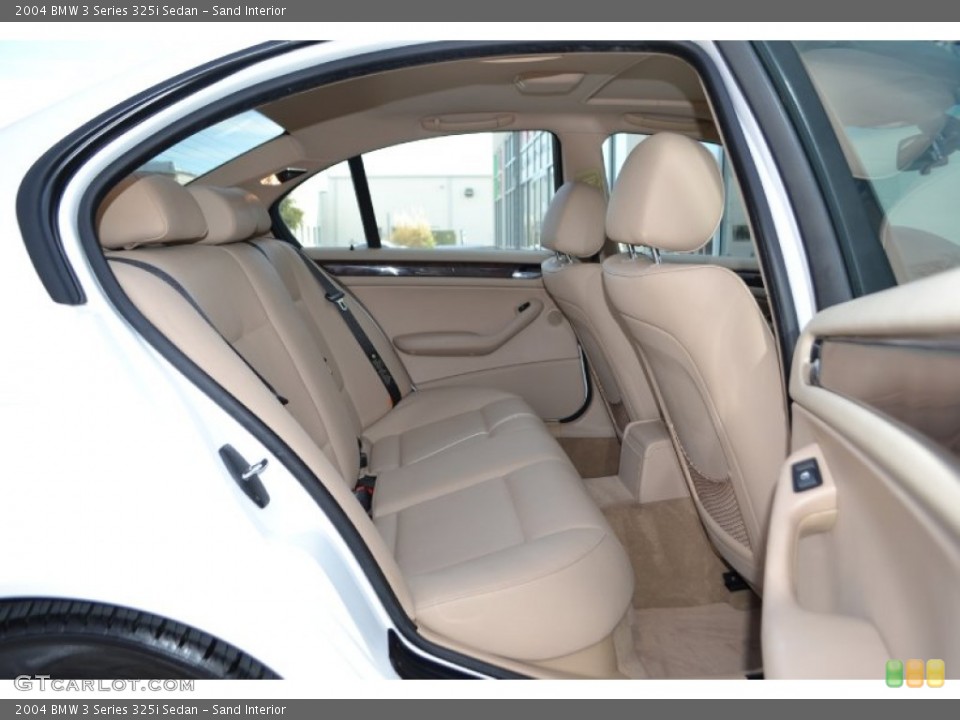 Sand Interior Rear Seat for the 2004 BMW 3 Series 325i Sedan #90317981
