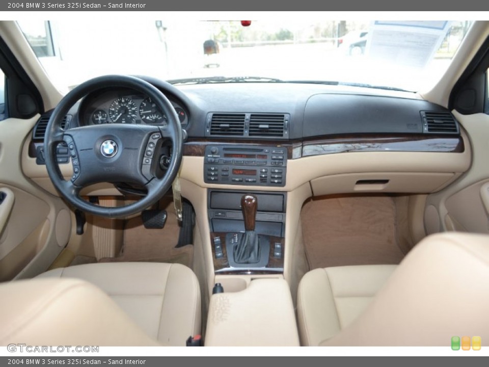 Sand Interior Dashboard for the 2004 BMW 3 Series 325i Sedan #90318048