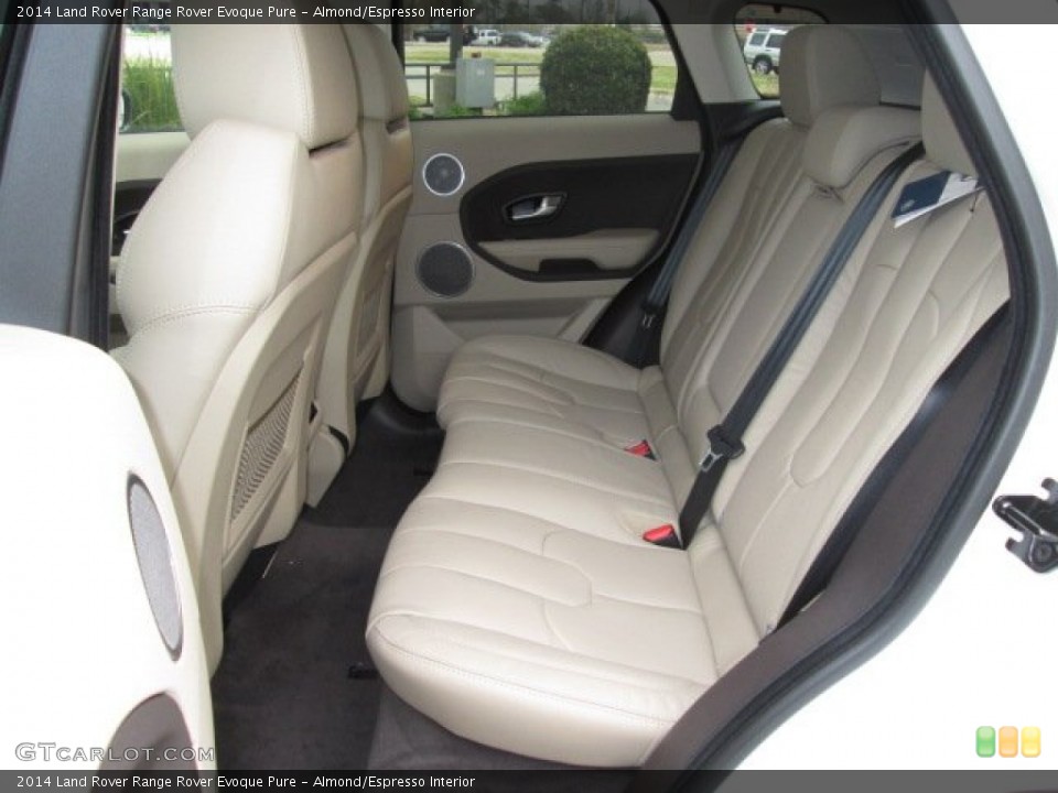 Almond/Espresso Interior Rear Seat for the 2014 Land Rover Range Rover Evoque Pure #90318450