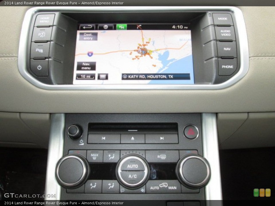 Almond/Espresso Interior Navigation for the 2014 Land Rover Range Rover Evoque Pure #90318672