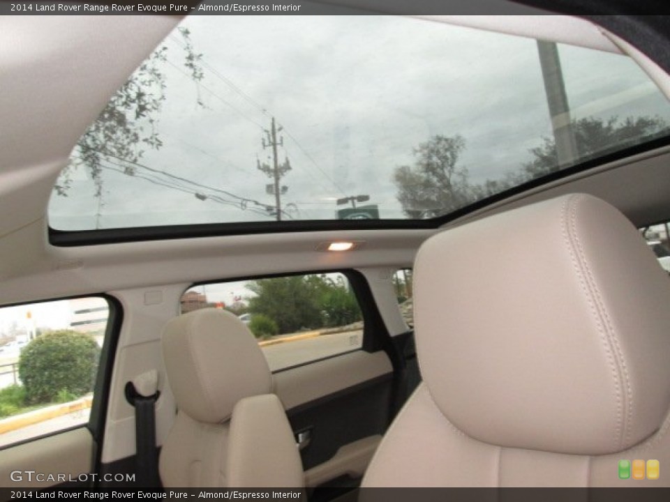 Almond/Espresso Interior Sunroof for the 2014 Land Rover Range Rover Evoque Pure #90318696