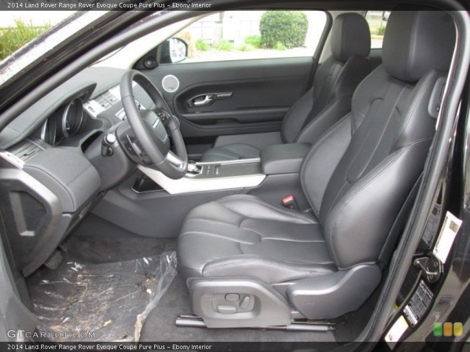 Ebony Interior Front Seat for the 2014 Land Rover Range Rover Evoque Coupe Pure Plus #90318876