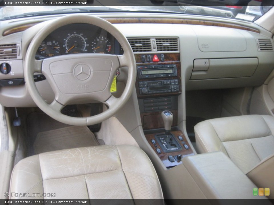 Parchment Interior Dashboard for the 1998 Mercedes-Benz C 280 #90319194
