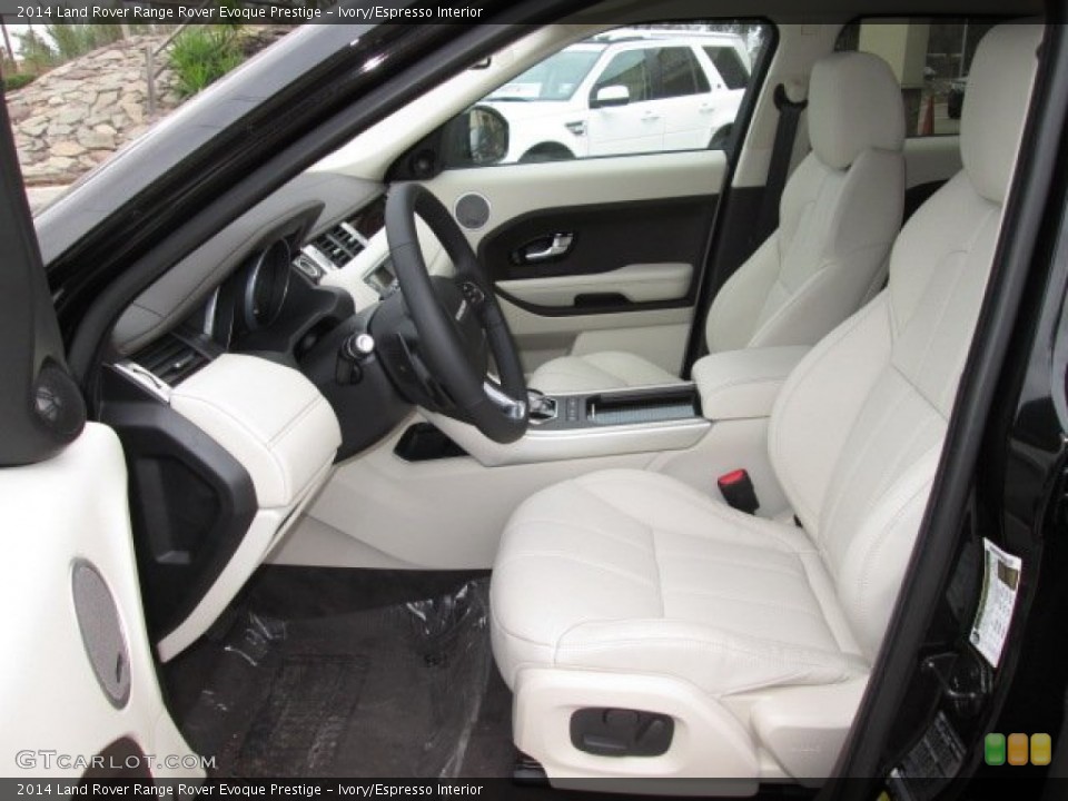 Ivory/Espresso 2014 Land Rover Range Rover Evoque Interiors