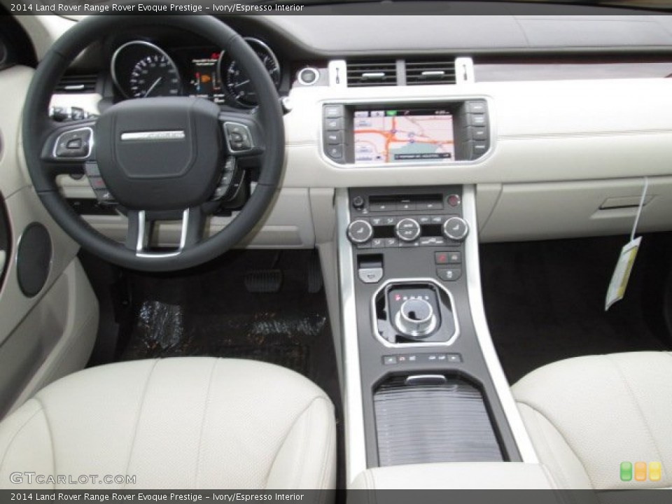Ivory/Espresso Interior Dashboard for the 2014 Land Rover Range Rover Evoque Prestige #90319368
