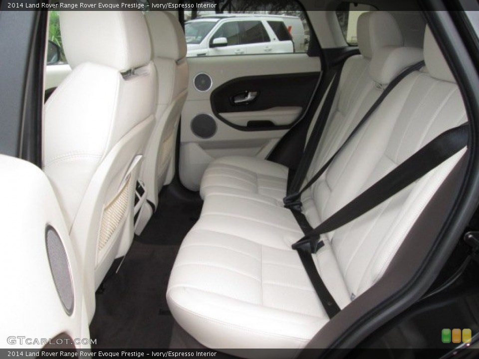 Ivory/Espresso Interior Rear Seat for the 2014 Land Rover Range Rover Evoque Prestige #90319389