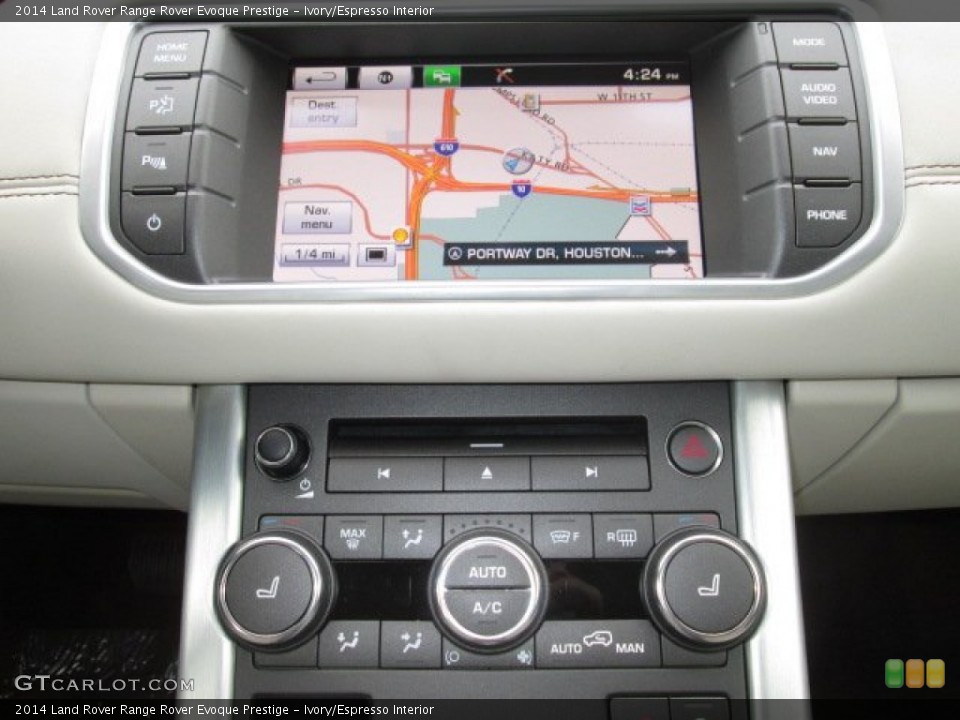 Ivory/Espresso Interior Controls for the 2014 Land Rover Range Rover Evoque Prestige #90319614