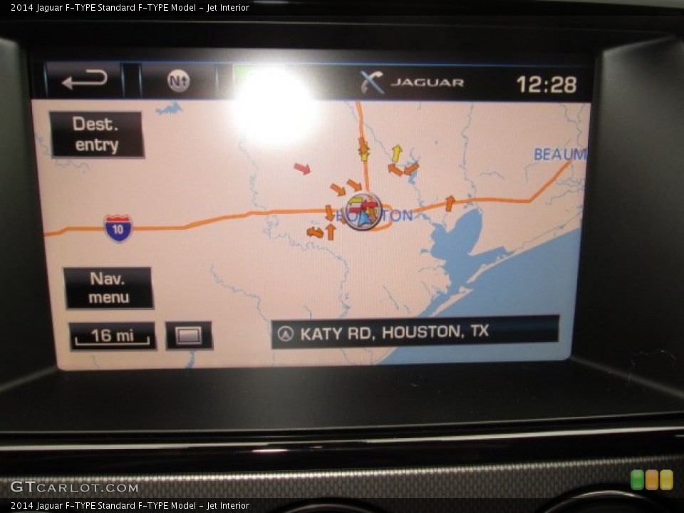 Jet Interior Navigation for the 2014 Jaguar F-TYPE  #90320052