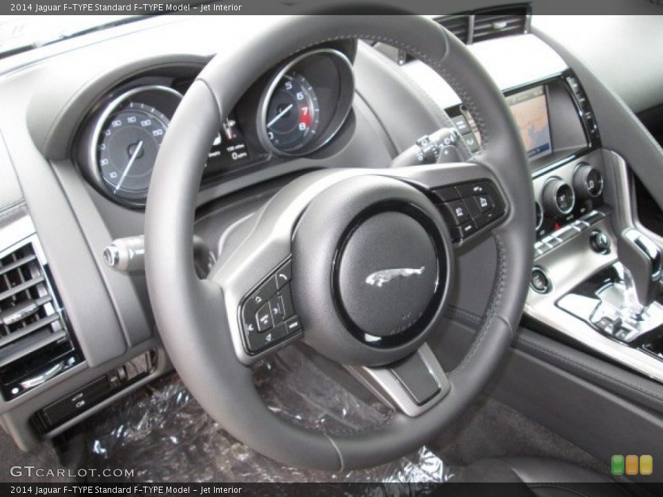 Jet Interior Steering Wheel for the 2014 Jaguar F-TYPE  #90320157