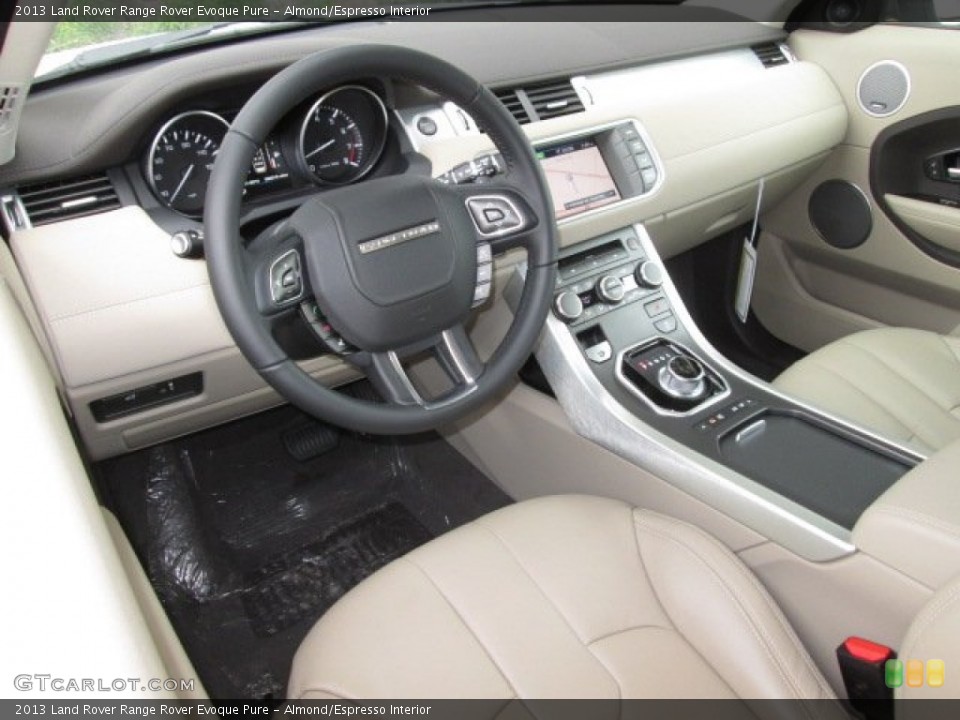 Almond/Espresso Interior Prime Interior for the 2013 Land Rover Range Rover Evoque Pure #90321150