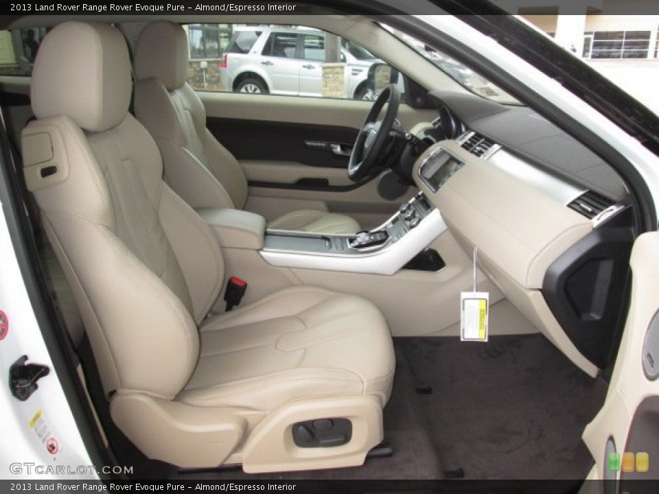 Almond/Espresso Interior Front Seat for the 2013 Land Rover Range Rover Evoque Pure #90321177