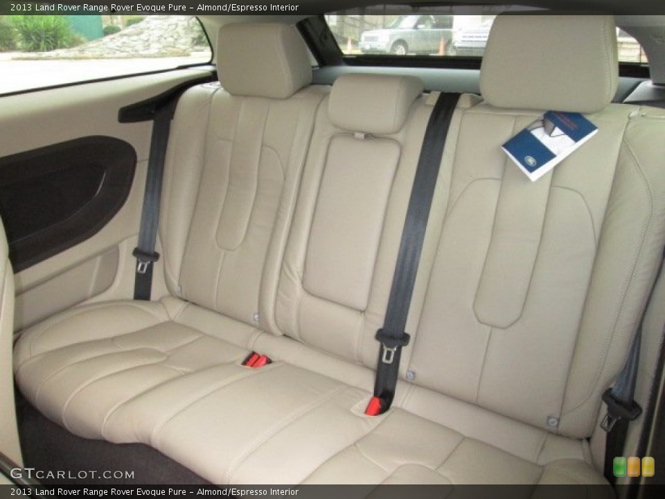Almond/Espresso Interior Rear Seat for the 2013 Land Rover Range Rover Evoque Pure #90321369