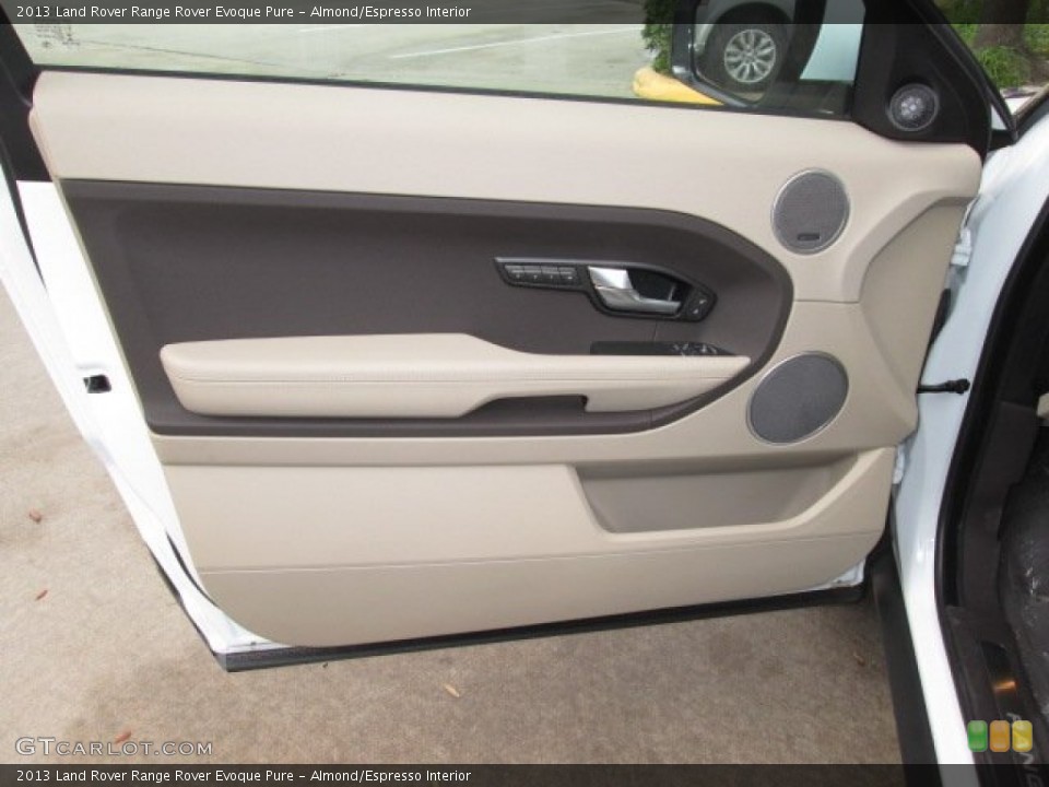 Almond/Espresso Interior Door Panel for the 2013 Land Rover Range Rover Evoque Pure #90321450