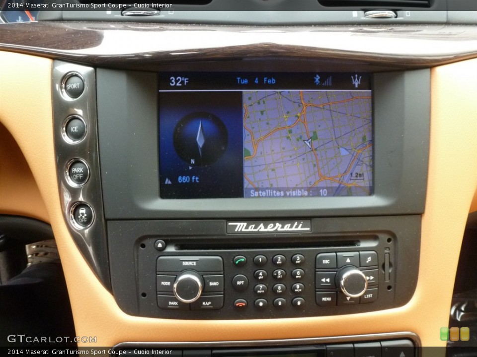 Cuoio Interior Navigation for the 2014 Maserati GranTurismo Sport Coupe #90325872