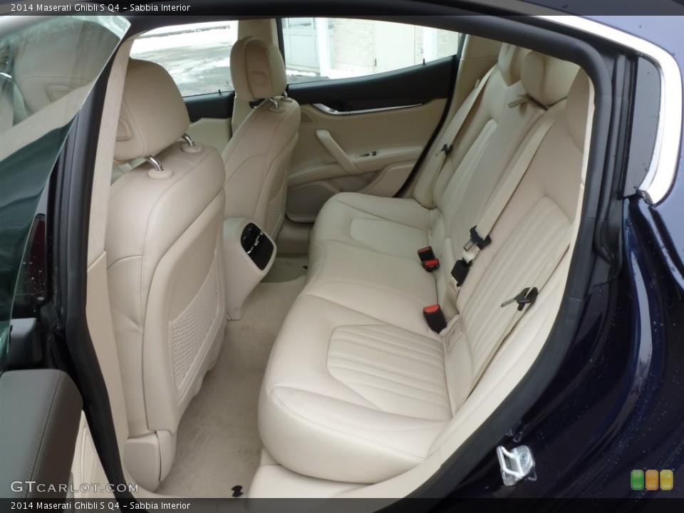 Sabbia Interior Rear Seat for the 2014 Maserati Ghibli S Q4 #90326214