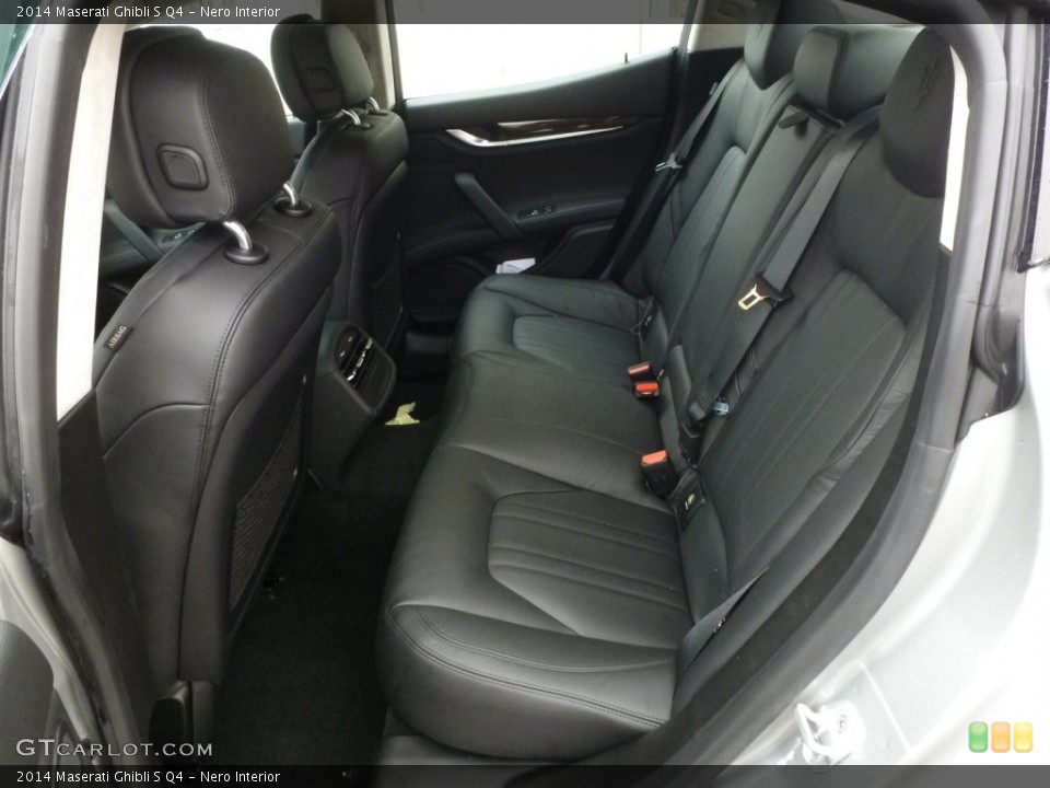 Nero Interior Rear Seat for the 2014 Maserati Ghibli S Q4 #90327201