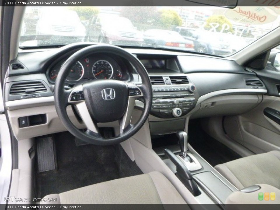 Gray Interior Prime Interior for the 2011 Honda Accord LX Sedan #90329550