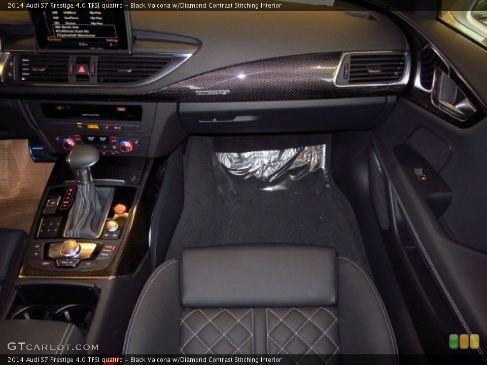 Black Valcona w/Diamond Contrast Stitching Interior Photo for the 2014 Audi S7 Prestige 4.0 TFSI quattro #90330873