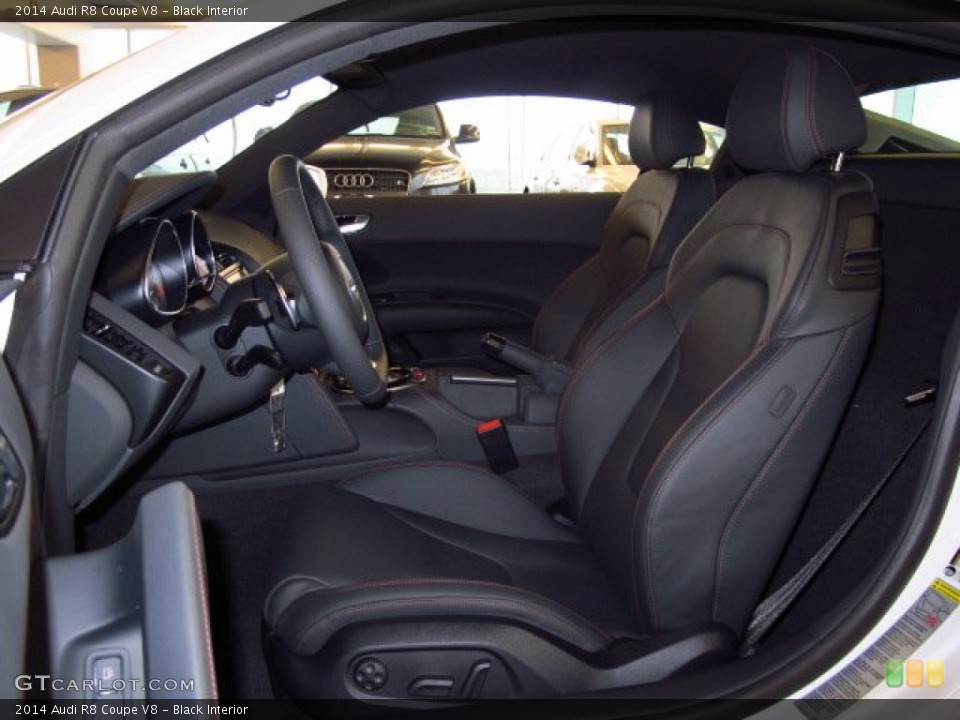 Black Interior Front Seat for the 2014 Audi R8 Coupe V8 #90331092