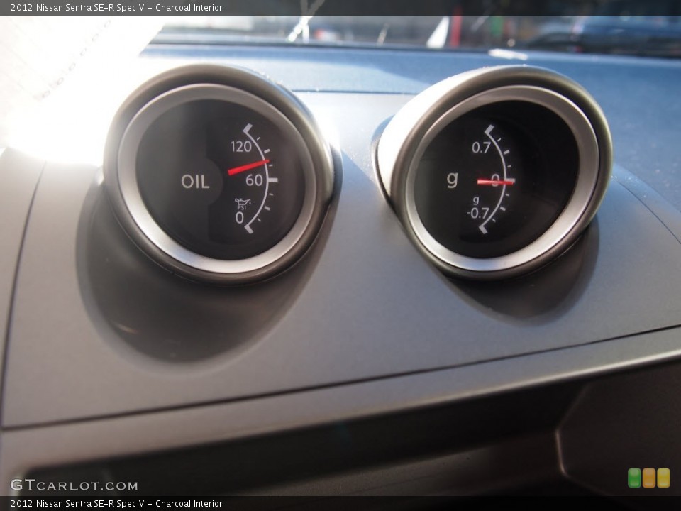 Charcoal Interior Gauges for the 2012 Nissan Sentra SE-R Spec V #90331881