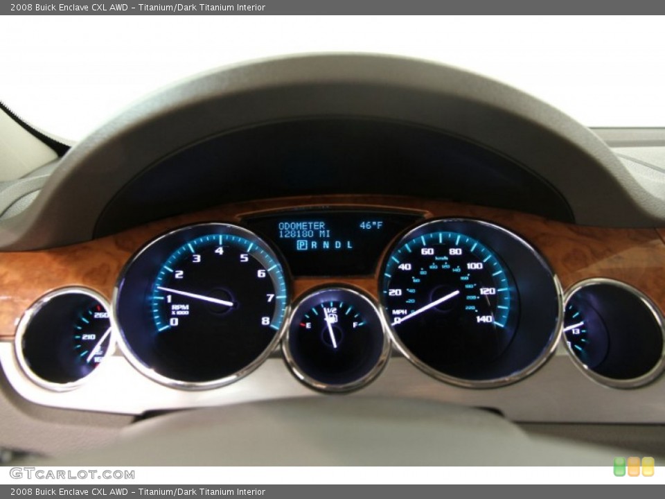 Titanium/Dark Titanium Interior Gauges for the 2008 Buick Enclave CXL AWD #90333636
