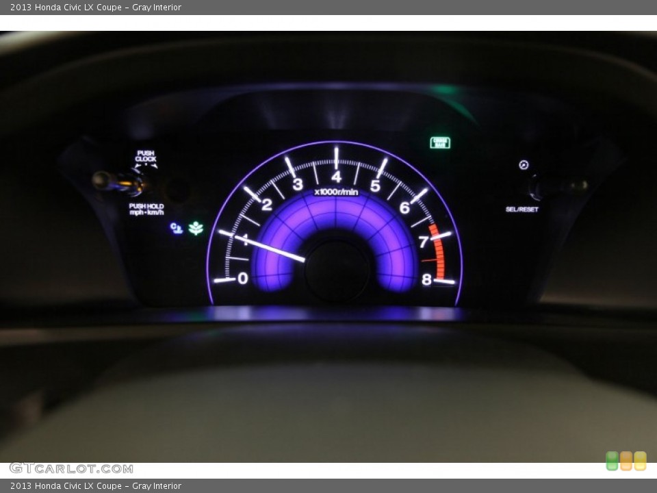 Gray Interior Gauges for the 2013 Honda Civic LX Coupe #90334227