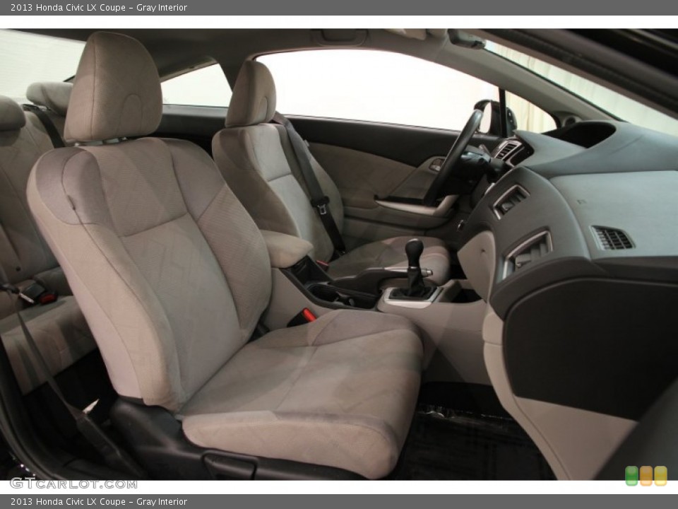 Gray Interior Front Seat for the 2013 Honda Civic LX Coupe #90334257