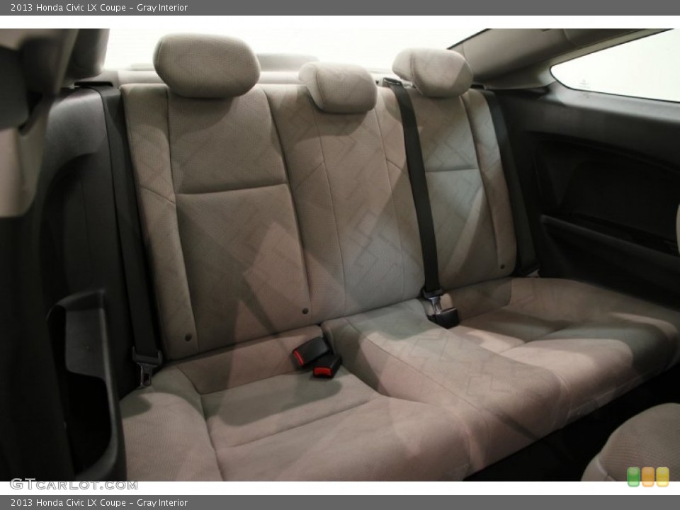 Gray Interior Rear Seat for the 2013 Honda Civic LX Coupe #90334266
