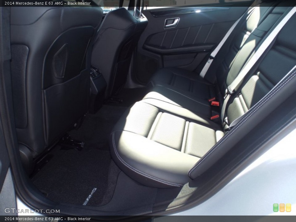 Black Interior Rear Seat for the 2014 Mercedes-Benz E 63 AMG #90337745
