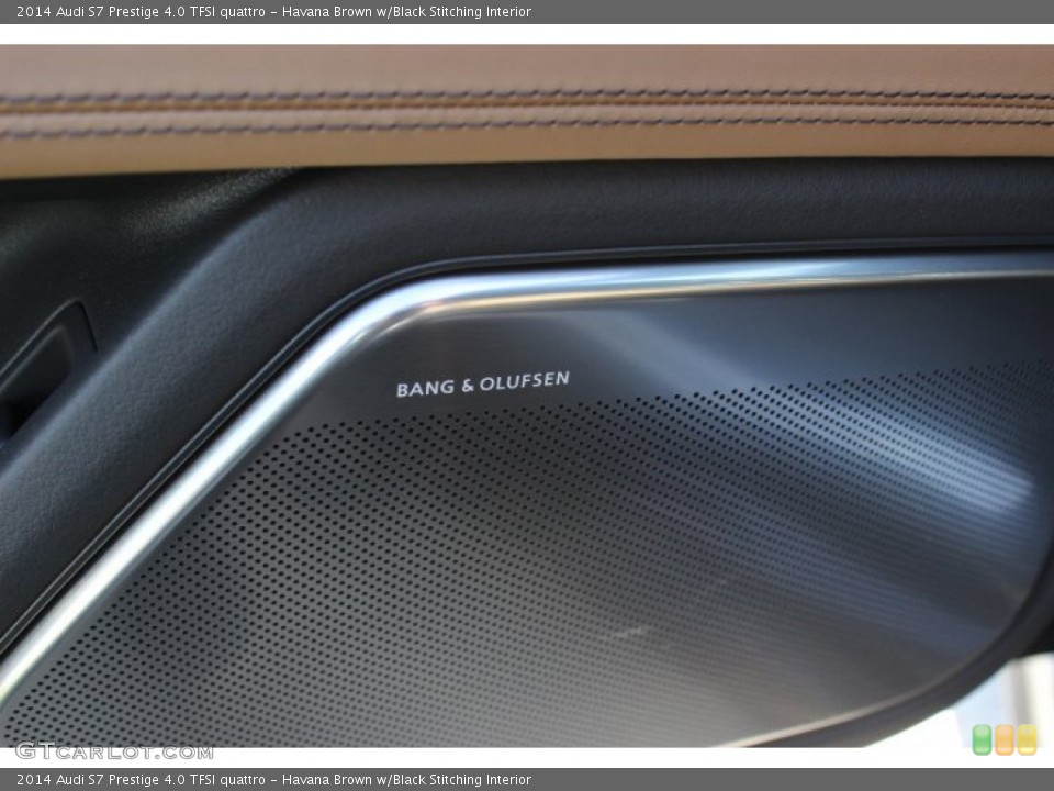 Havana Brown w/Black Stitching Interior Audio System for the 2014 Audi S7 Prestige 4.0 TFSI quattro #90338306