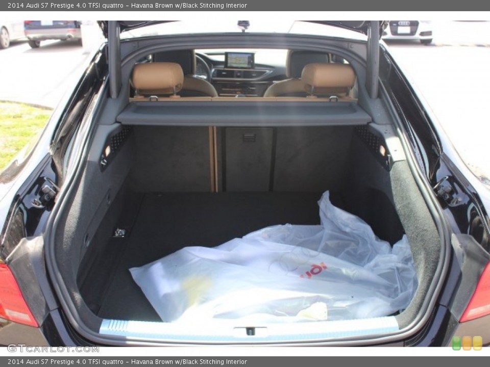 Havana Brown w/Black Stitching Interior Trunk for the 2014 Audi S7 Prestige 4.0 TFSI quattro #90338858