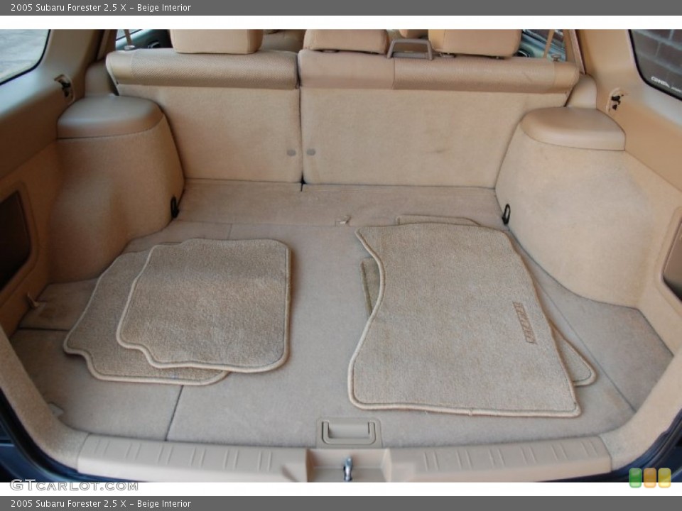 Beige Interior Trunk for the 2005 Subaru Forester 2.5 X #90342137