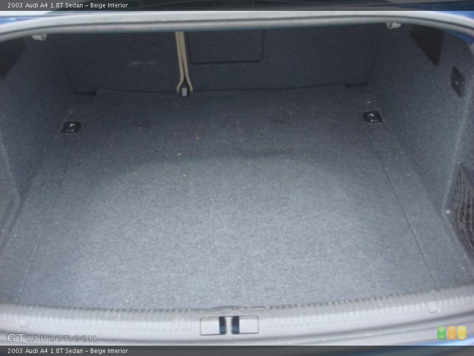 Beige Interior Trunk for the 2003 Audi A4 1.8T Sedan #90342176