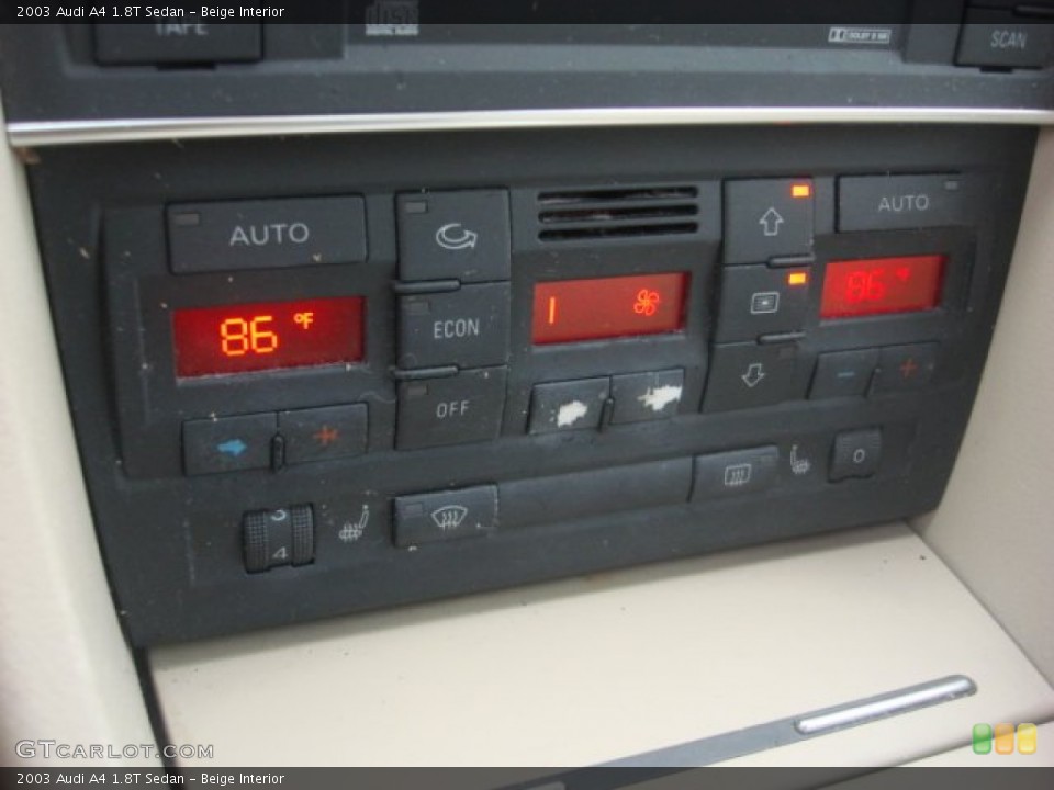 Beige Interior Controls for the 2003 Audi A4 1.8T Sedan #90342293