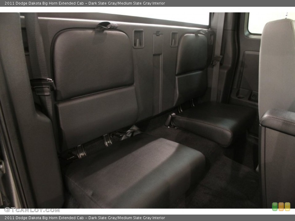 Dark Slate Gray/Medium Slate Gray Interior Rear Seat for the 2011 Dodge Dakota Big Horn Extended Cab #90343997