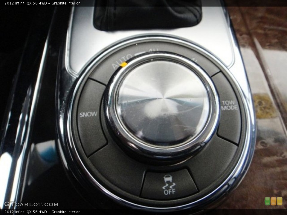 Graphite Interior Controls for the 2012 Infiniti QX 56 4WD #90344117